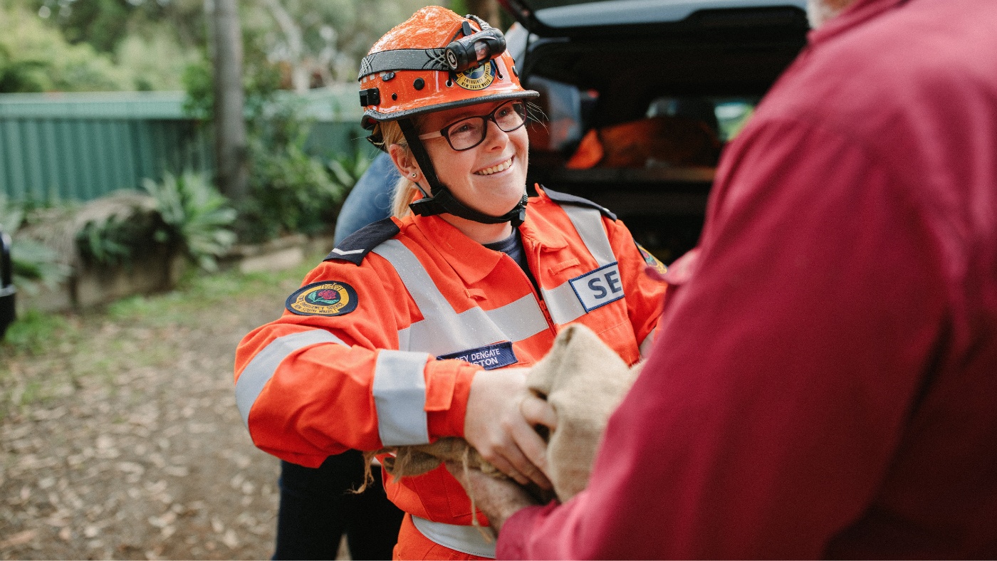 NSW SES Spontaneous volunteers