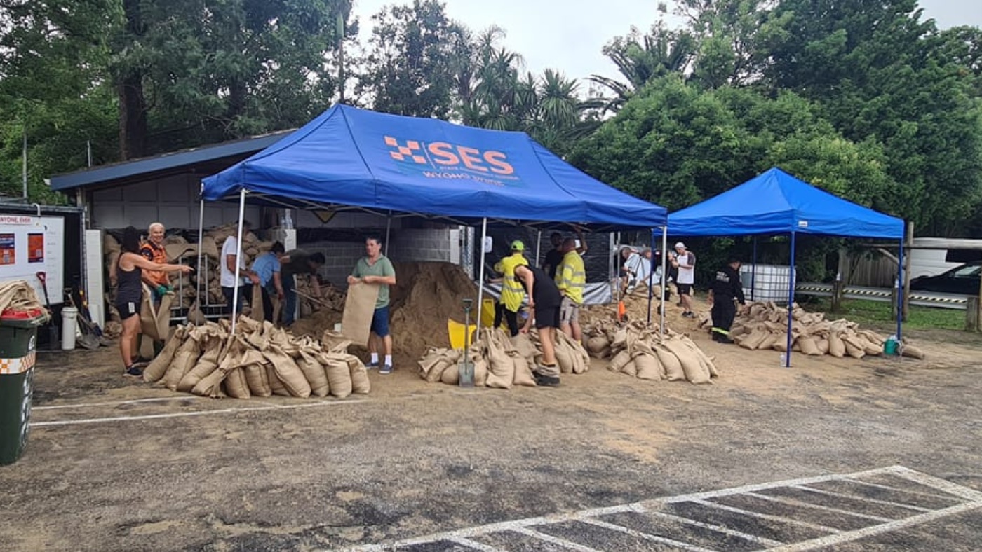 NSW SES sandbag station