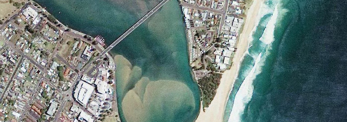 Map view of the Macquarie Tuggerah lake