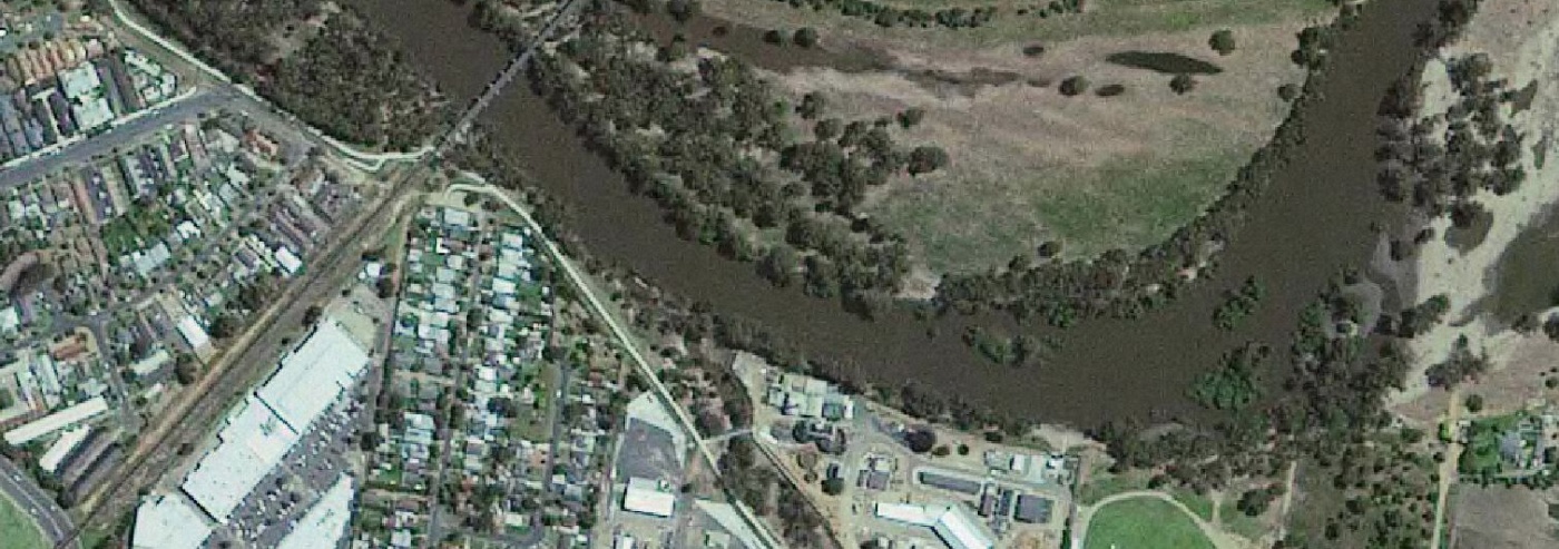 Map view of the Murrumbidgee river