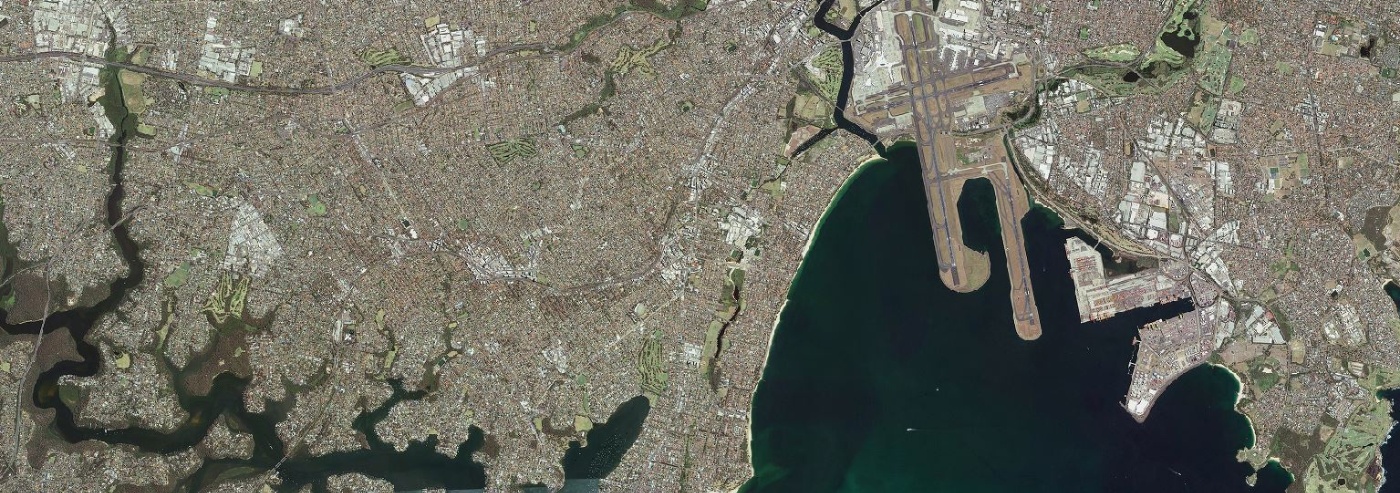 Map view of the Sydney Coast and Georges river