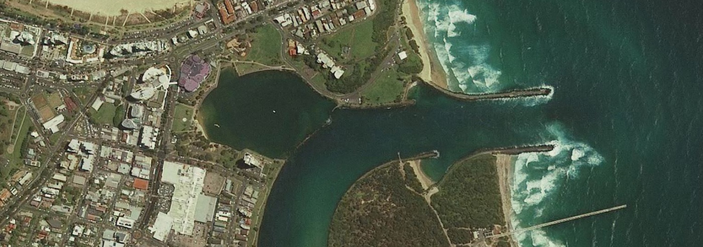 Map view of the Tweed river