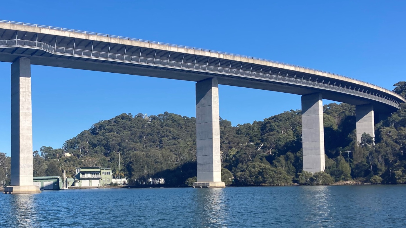 Scenic view of the Woronora River in New South Wales.